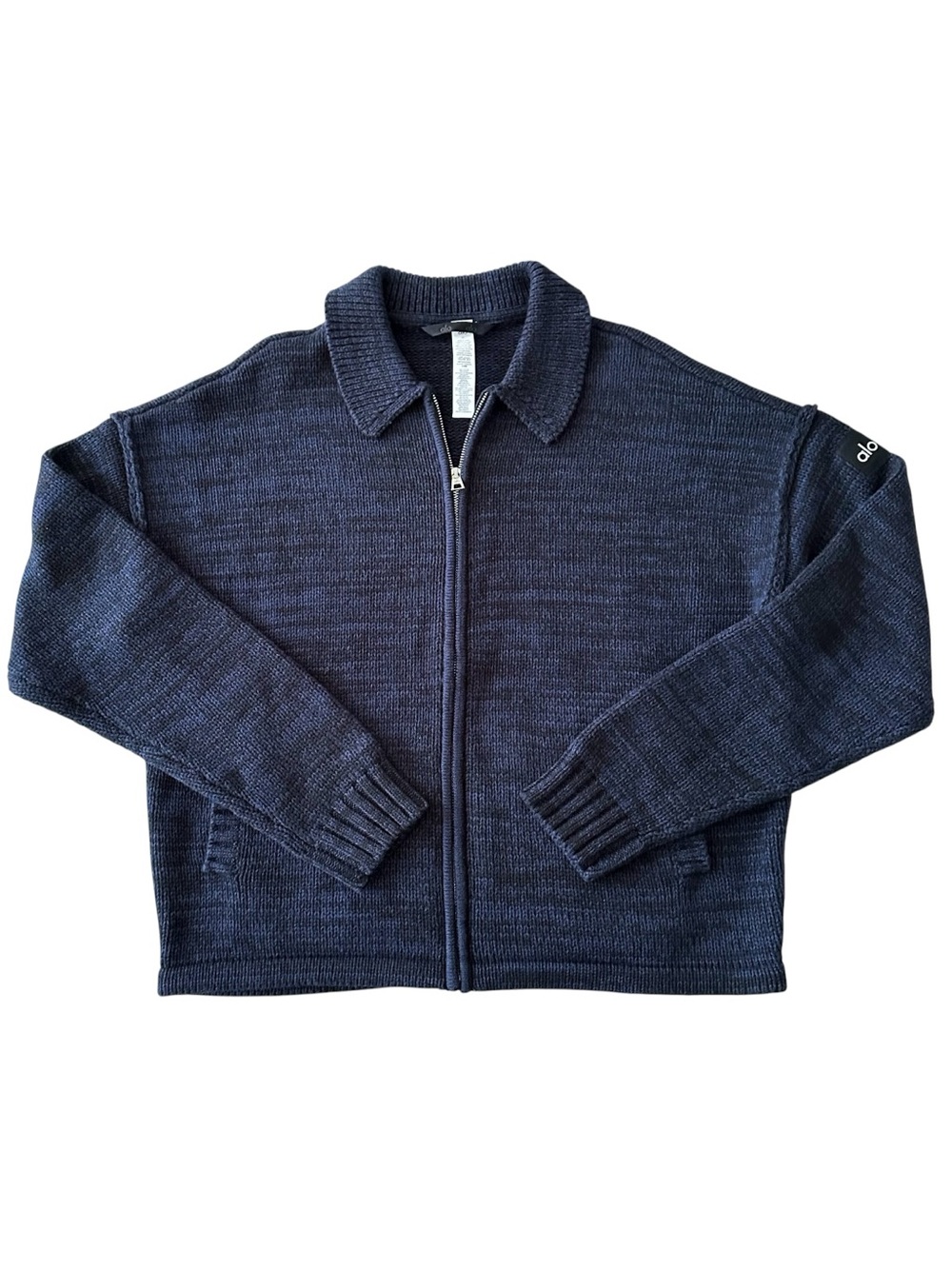 Alo Heritage Full Zip Sweater - Picture 2 of 4